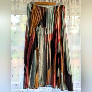 Eloquii Sunburst Pleated Skirt